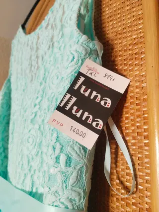 Vestido de fiesta azul turquesa