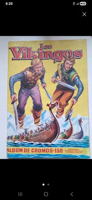 2 albumes de cromos completos dr Vikingos
