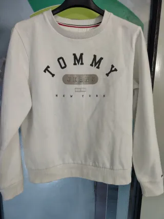 Felpa Tommy Jeans Uomo Bianca
