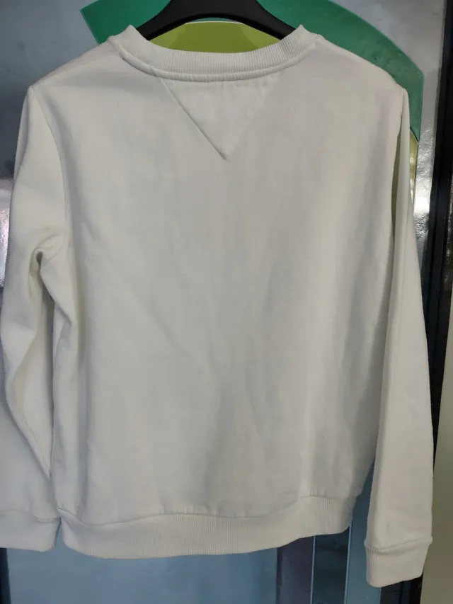 Felpa Tommy Jeans Uomo Bianca