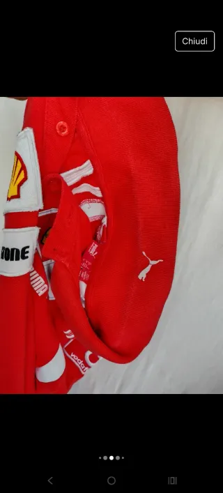 Polo Ferrari Ufficiale Rossa + Omaggio