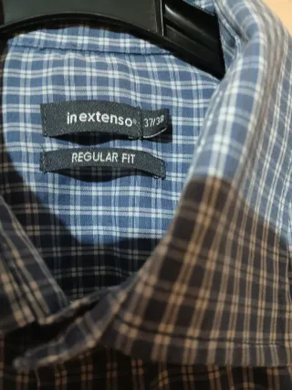 Camisa de cuadros para caballero