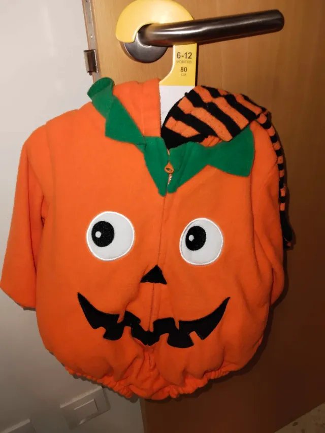 Disfraz Calabaza Bebé Talla 6-12 Meses