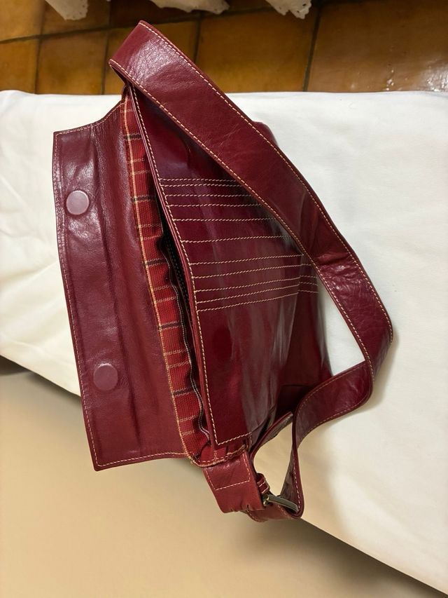 Bolso Salvador Bachiller Rojo Piel