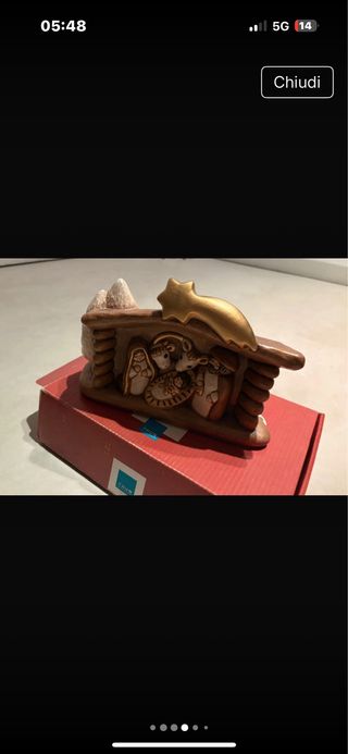 Presepe THUN in ceramica, per Natale.