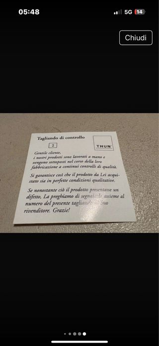 Presepe THUN in ceramica, per Natale.