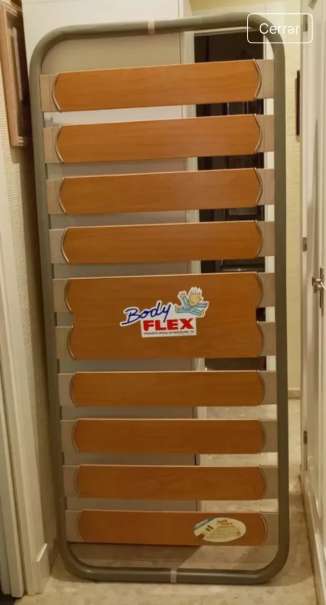 Sommier Flex Madera y Metal.