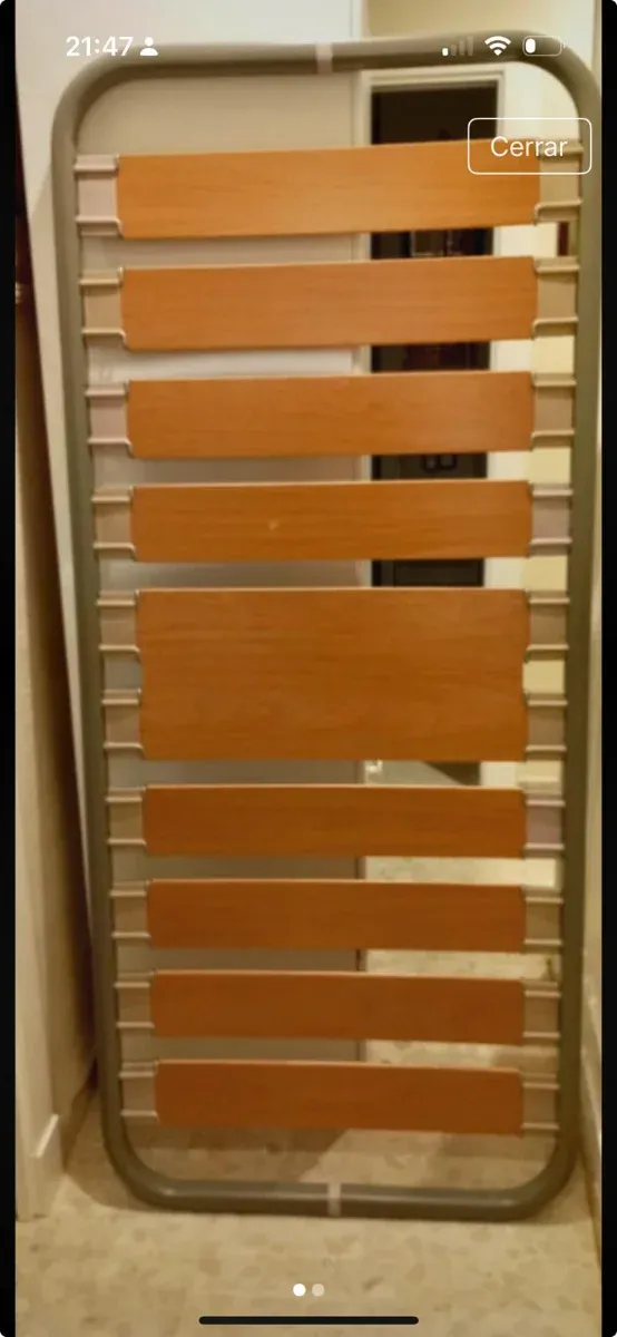 Sommier Flex Madera y Metal.