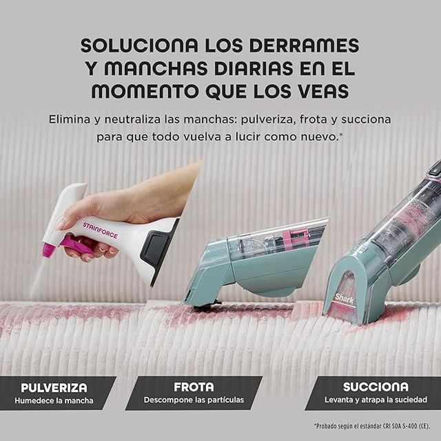 Shark StainForce Eliminación mancha olor alfombras