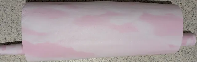 Rollo papel pintado rosa y blanco