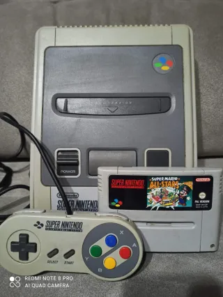 Super Nintendo + Super Mario All-Stars