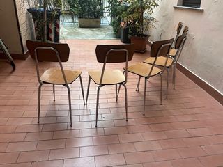 Set 6 Sedie Vintage in Formica