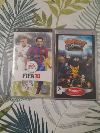Juegos PSP FIFA 10 y Ratchet & Clank