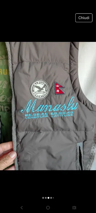 Gilet Salewa reversibile 10 anni