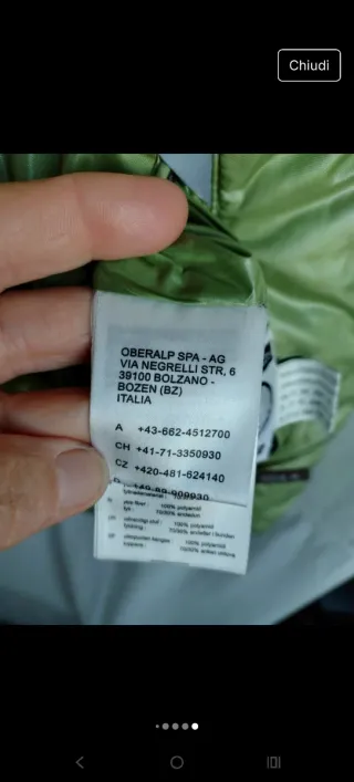 Gilet Salewa reversibile 10 anni