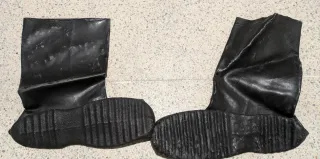 Botas de agua de goma negras