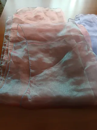 Lote 2 echarpes con brillo