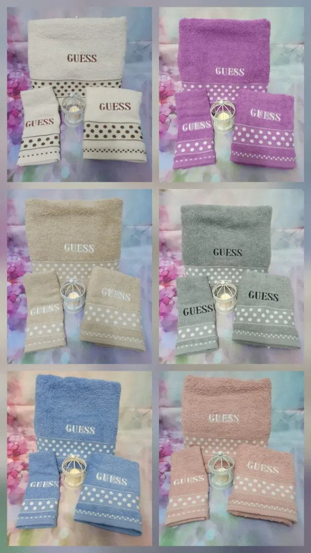 Lote de Toallas Guess Algodón