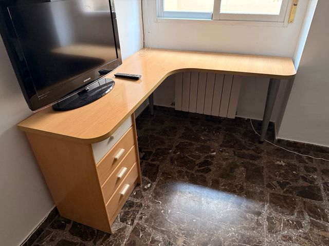 Escritorio Rinconera Madera y Metal