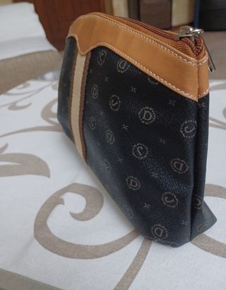 Beauty case uomo nero e marrone