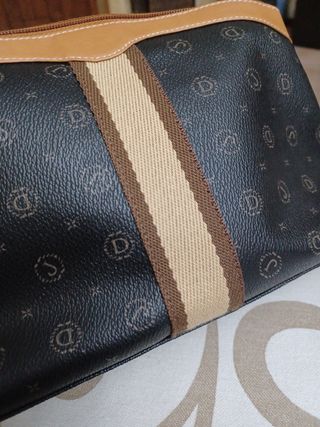 Beauty case uomo nero e marrone