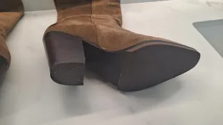 Botas altas de ante