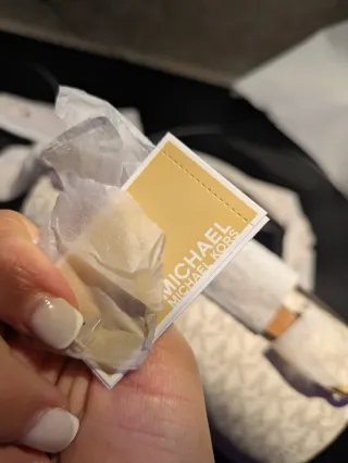 Bolso Michael Kors Beige/Blanco Nuevo