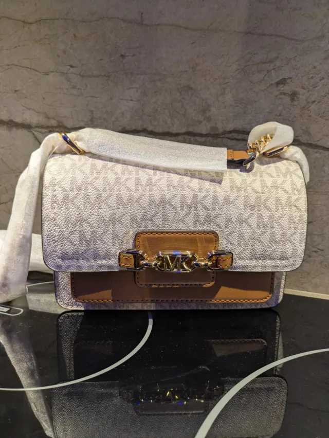 Bolso Michael Kors Beige/Blanco Nuevo