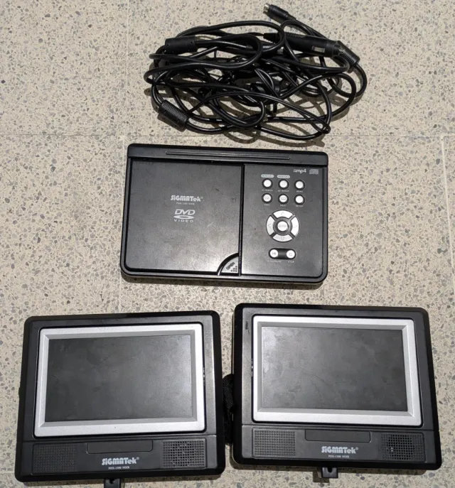 DVD Portátil para cohe Sigmatek PDX-1300 con Panta