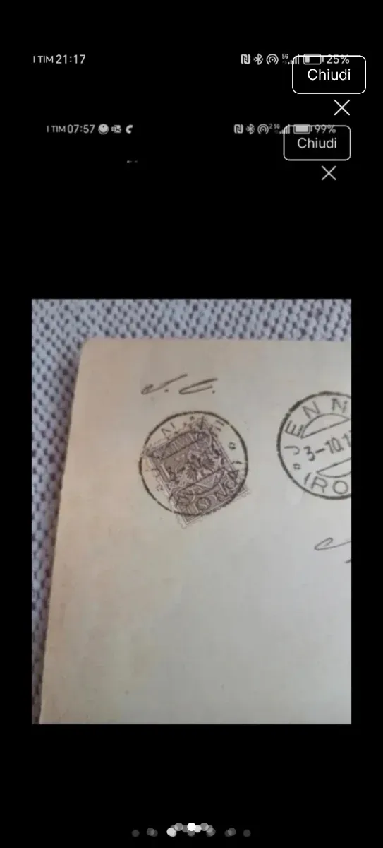 Busta postale Regno d'Italia 1913