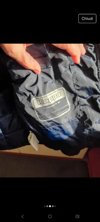 Piumino Kappa 2 in 1 con gilet 14 anni