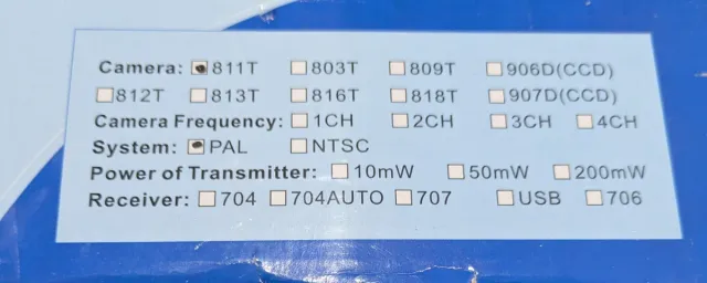 Sistema Vigilancia Wireless 811T