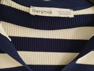 Conjunto Jersey Rayas y Falda Negra