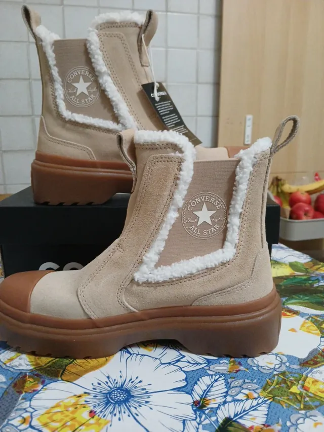 Converse in pelle Pelle