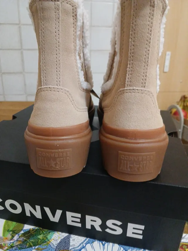 Converse in pelle Pelle