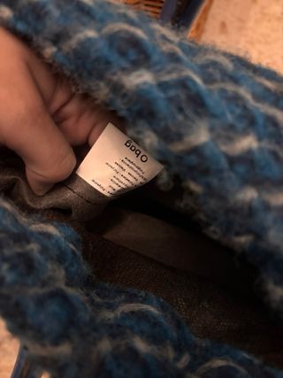 Bolso O Bag auténtico azul y turquesa