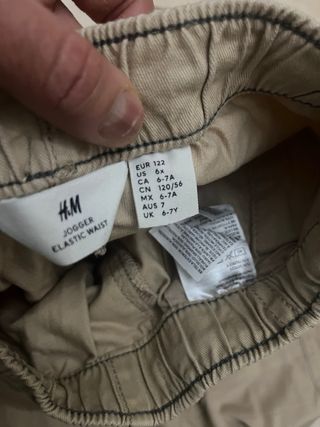 Pantaloni cargo beige bimbo