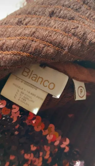 Top palabra de honor lentejuelas