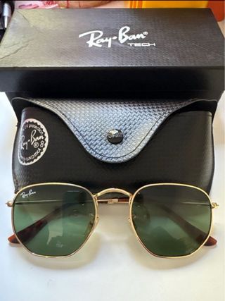 Gafas Ray-Ban Hexagonal 3548 Oro/Verde