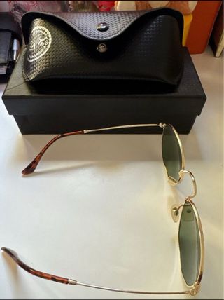 Gafas Ray-Ban Hexagonal 3548 Oro/Verde