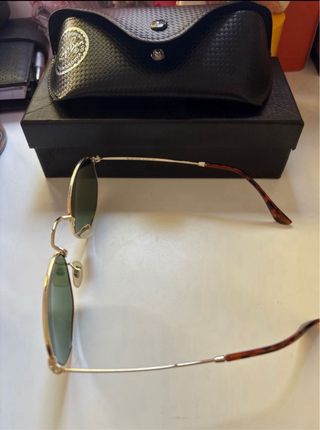 Gafas Ray-Ban Hexagonal 3548 Oro/Verde