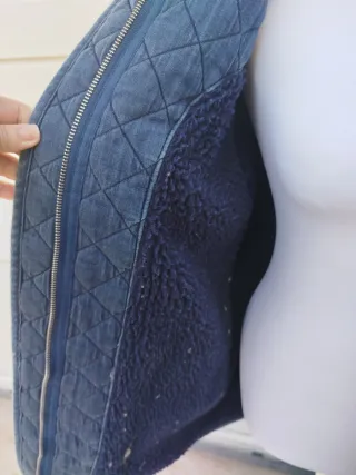 Chaqueta acolchada vaquera