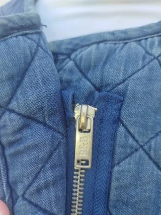 Chaqueta acolchada vaquera