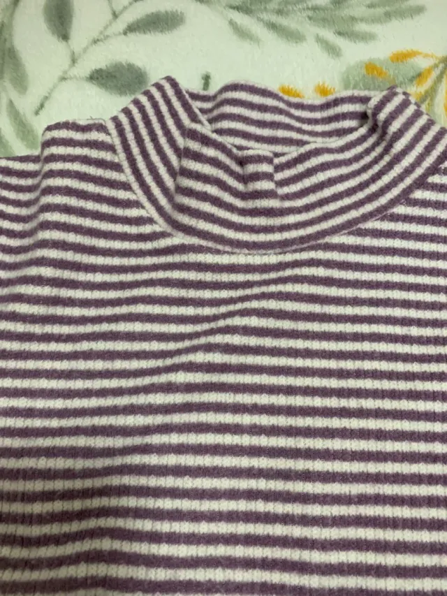 Maglietta a righe per bambina inverno 6-7 anni Tex