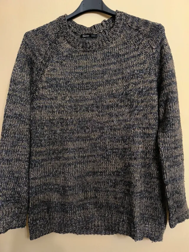 Jersey Mango Marrón negro y dorado