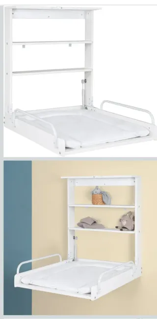 Cambiador de pared para bebé