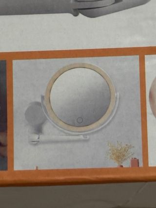 Espejo Maquillaje LED Doble Cara Pared