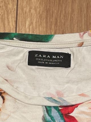 Camiseta hombre Zara XL