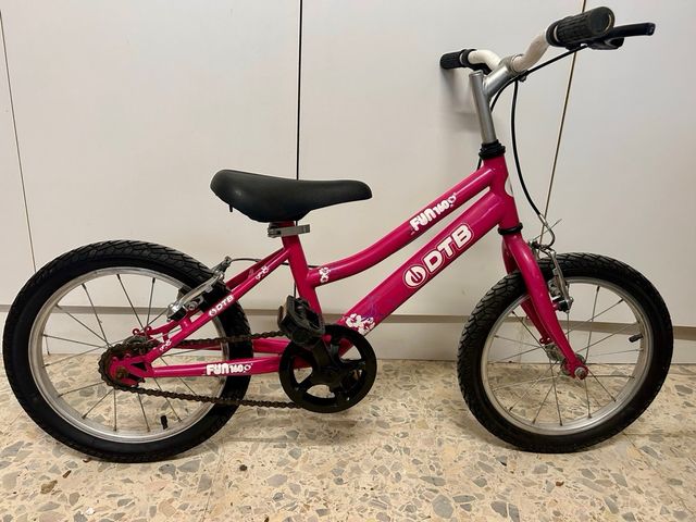 Bicicleta infantil DTB Fun 16 rosa