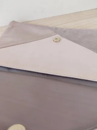 Bolso de fiesta PAYOT dorado y rosa